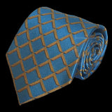 Master Square Necktie Scottish Blue