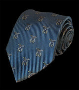 Shriner Dense Stripe Blue Necktie
