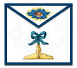 "Blue Ribbon" Masonic Lodge Officers Aprons (Set of 11)
