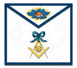 "Blue Ribbon" Masonic Lodge Officers Aprons (Set of 11)