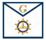 "The Sunburst" Masonic Lodge Officers Aprons (Set of 11)