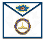 "Ring of Acacia" Masonic Lodge Officers Aprons (Set of 11)