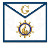 "The Sunburst" Masonic Lodge Officers Aprons (Set of 11)