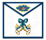 "Blue Ribbon" Masonic Lodge Officers Aprons (Set of 11)