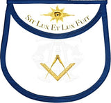 "And There Was Light" Master Mason Apron