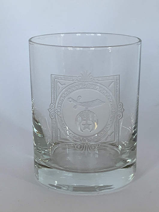 Shrine Masonic Rocks Glass