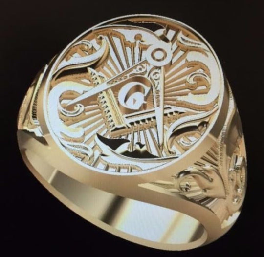 The Windsor Masonic Ring Gold