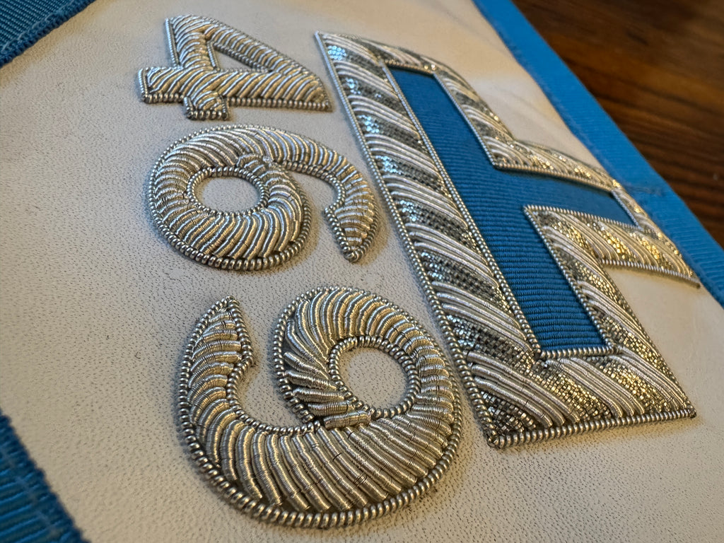 Pennsylvania Regulation Past Master's Embroidered Apron – The Craftsman ...