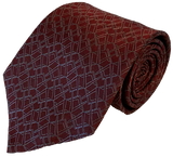 Alternating Square and Compass Necktie