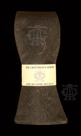 Ancient York Masonic Bowtie Gray on Black