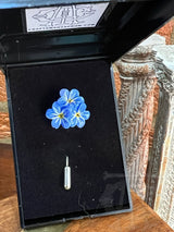 Forget-me-not Lapel Pin Triple Box