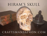 "Hiram's Skull" Replica Masonic Skull