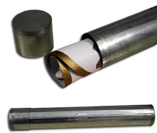 Protective Tin Tube for Masonic Aprons