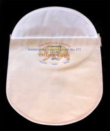 Plain White Member's Apron - Rounded