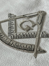 Texas Regulation Past Master's Apron - Silver