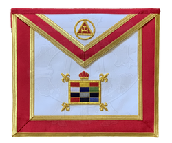 Massachusetts Regulation Past High Priest Embroidered Apron