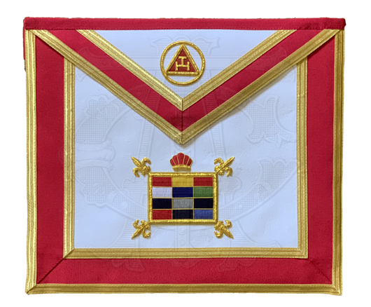 Massachusetts Regulation Past High Priest Embroidered Apron